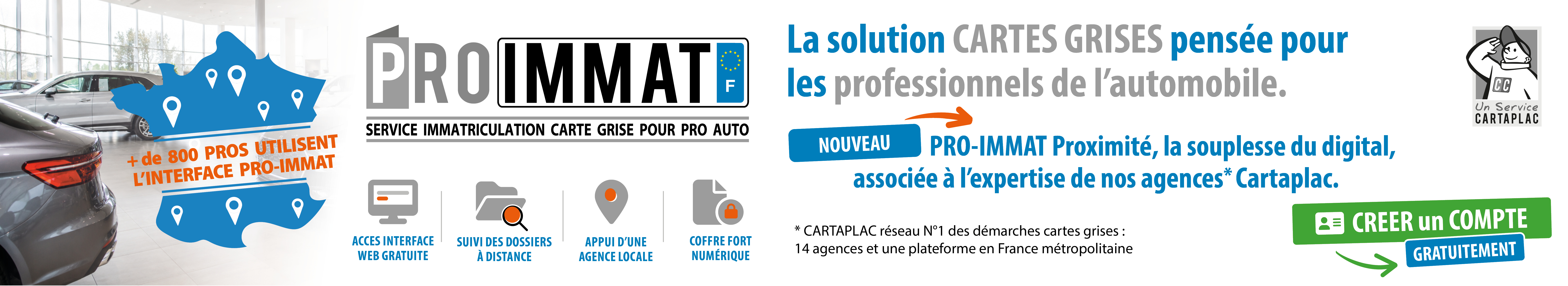Créer votre compte PRO-IMMAT GRATUITEMENT
