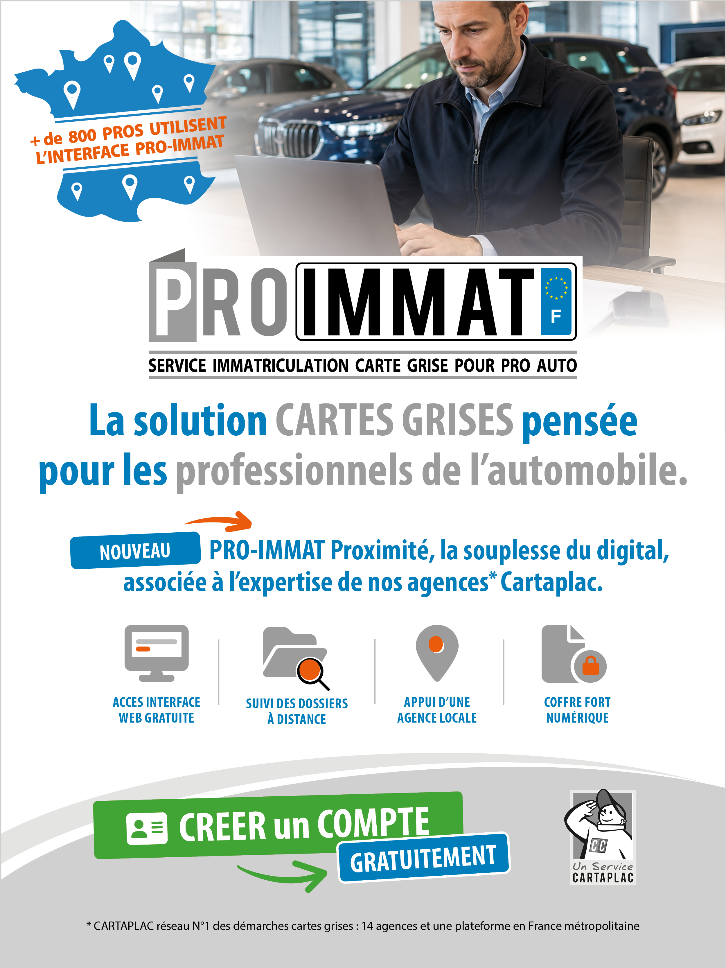 PRO-IMMAT : l'interface web des démarches cartes grises pour les professionnels de l'automobile